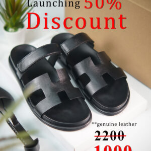Hermes Sandal - Black