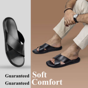 Cross Sandal - Black